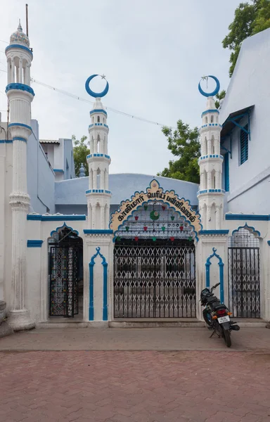 Vchod Kajimar mešity v Madurai. — Stock fotografie