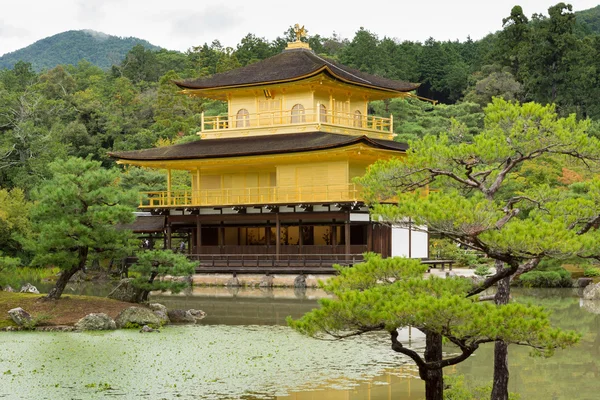 Gouden Tempel van Kinkaku-ji. — Stockfoto