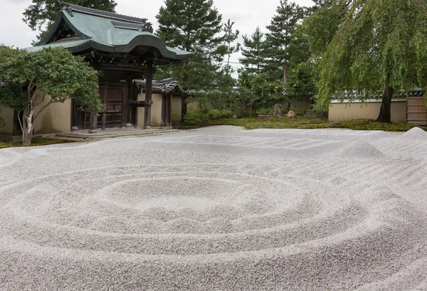 Der Zen oder Steingarten am buddhistischen Kodai-ji-Tempel. — Stockfoto