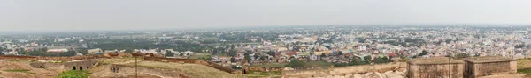 Panorama z Dindigul od fortu skała. — Zdjęcie stockowe