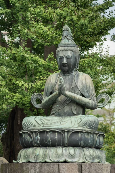 Kannon Bosatsu άγαλμα στο Βουδιστικός ναός Senso-ji. — Φωτογραφία Αρχείου
