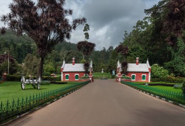 Heritage Gate at Ooty Botanical Garden. clipart