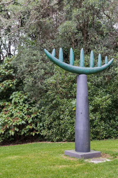 Estatua de Charlotte Fisher nombrada arco en Auckland . — Foto de Stock