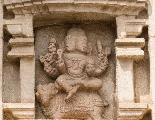 Lord Agni mural at Srikanteshwara Temple in Ganjangud, India. — Stock Photo, Image