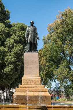 Arka Amiral efendim John Franklin, Hobart Avustralya heykeli.