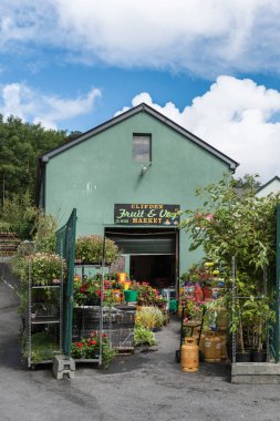 Clifden meyve ve sebze pazarı, İrlanda.