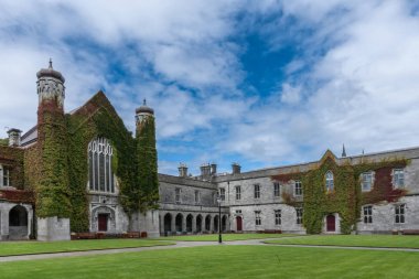 İkonik tarihi Quadrangle Nui Galway, İrlanda.