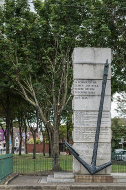 Savaş Anıtı kayıp denizcilerin, Dublin İrlanda onuruna.