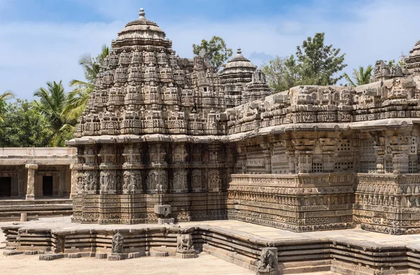 Keşava Tapınağı, Somanathpur Indi Trikuta üzerinde kısmi görünümü — Stok fotoğraf