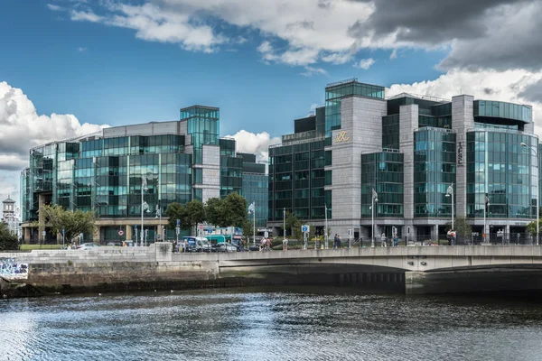 IFSC House, International Financial Service Center a Dublino, Ir Foto Stock