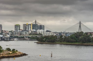 Anzak Köprüsü Dawes Point, Sydney Avustralya gördüm.
