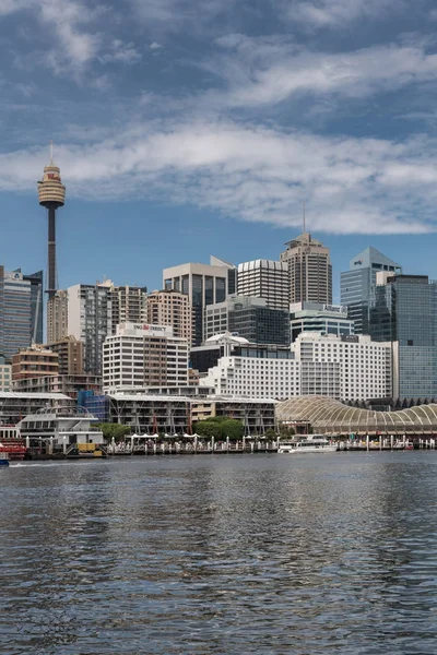 Südost-Skyline von Darling Harbour, Sydney Australien. — Stockfoto