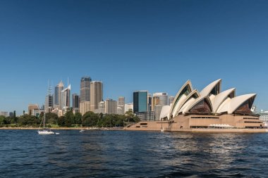 Sydney Opera Binası ve manzarası, Avustralya.