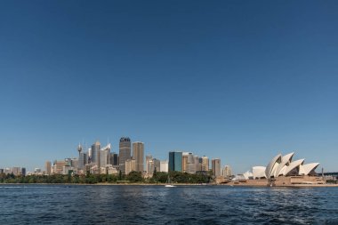 Sydney Opera Binası ve manzarası, Avustralya.