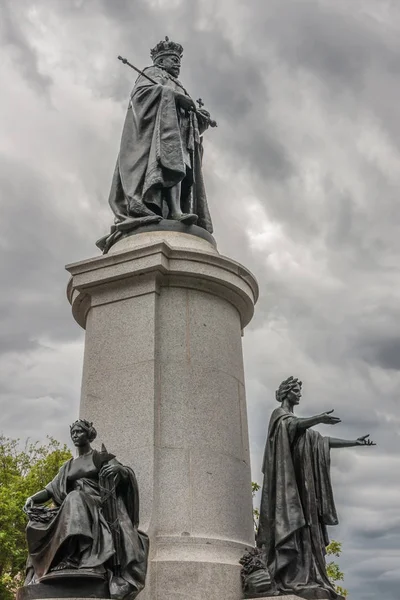 Estátua do Rei Eduardo VII em Adelaide, Austrália . — Fotografia de Stock