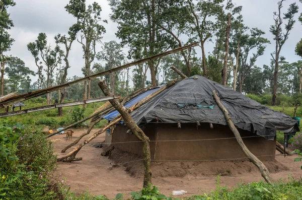 Dwelling in Dubare Elephant Camp, Coorg India. — Stock Photo, Image