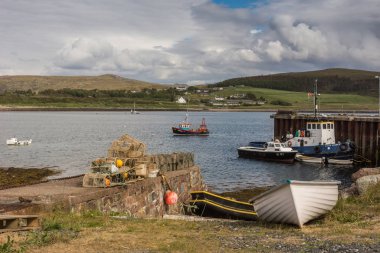 Kuzey İskoçya'da Aultbea bağlantı noktası.