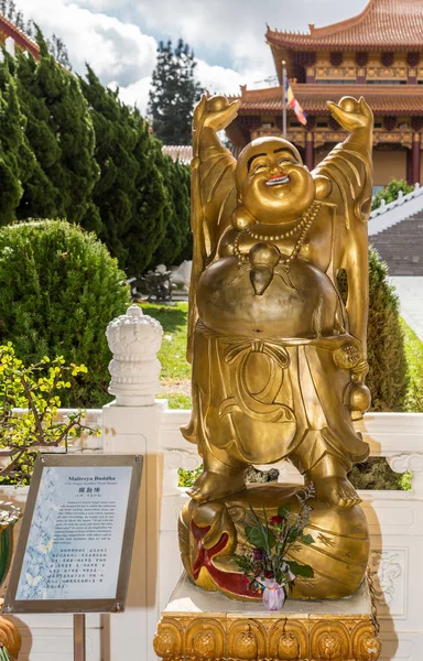 Maitreya Buda HSI Lai Budist tapınağı, Kaliforniya. — Stok fotoğraf
