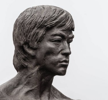 Bruce Lee heykel Merkezi Chinatown Los Angeles, Kaliforniya.