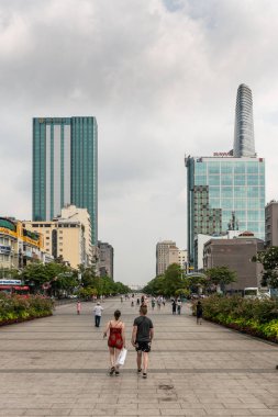 Nguyen Hue geçit caddesi ve yaya geçidi, Ho Chi Minh 