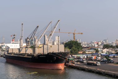 Song Sai Gon Nehri 'ndeki Magnolia hangarı. Ho Chi Minh.