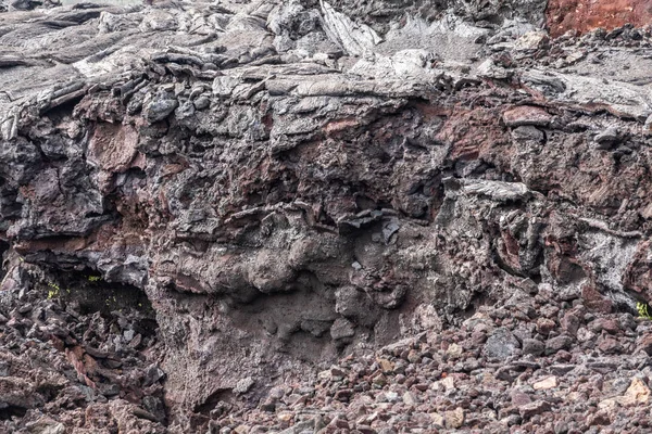 Крупный план участка лавового поля вулкана Килауэя 2018 года, Leilani Est — стоковое фото