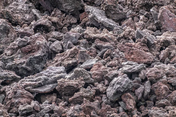 Крупный план гальки на 2018 год вулканическая лава Килауэя, усадьба Лейлани , — стоковое фото