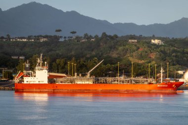 Marigola Lpg tankeri Nawiliwili, Kauai, Haw limanında.