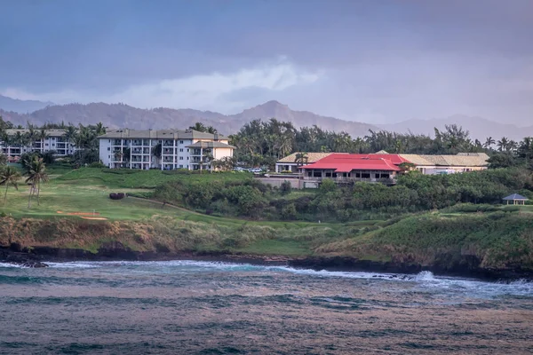 Timbers Kauai Ocean Golf Club och bostäder, Nawiliwili, Kauai, — Stockfoto