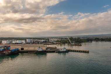 Hilo, Hawaii, Usa 'da gün batımı.