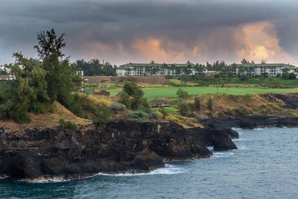 Marriott Kauai Laguner - Kalanipuu och golfbana i Nawiliwili — Stockfoto