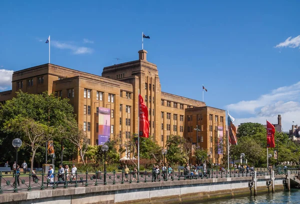 Sydney Austrálie Prosince 2009 Hnědá Kamenná Historická Budova Muzea Současného — Stock fotografie