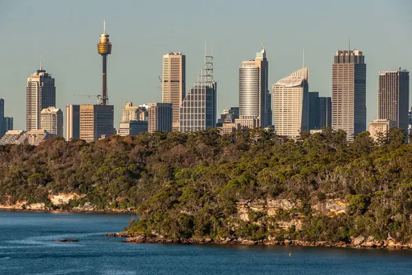 Sydney Australia Diciembre 2009 Skyline Ciudad Con Múltiples Rascacielos Vistos —  Fotos de Stock