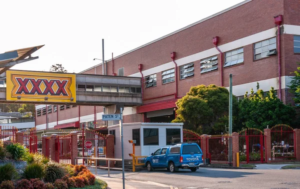 Brisbane Australia December 2009 Entrance Gate Castlemaine Perkins Brewery Giant — Stock fotografie