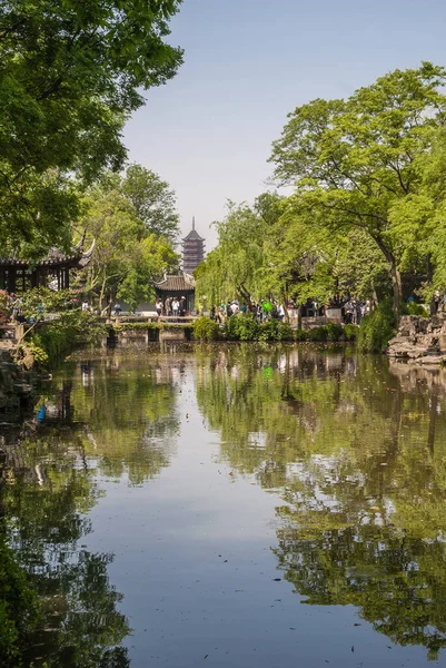 Suzhou China May 2010 Humble Administrators Garden Wider Canal Reflecting — Stock Photo, Image