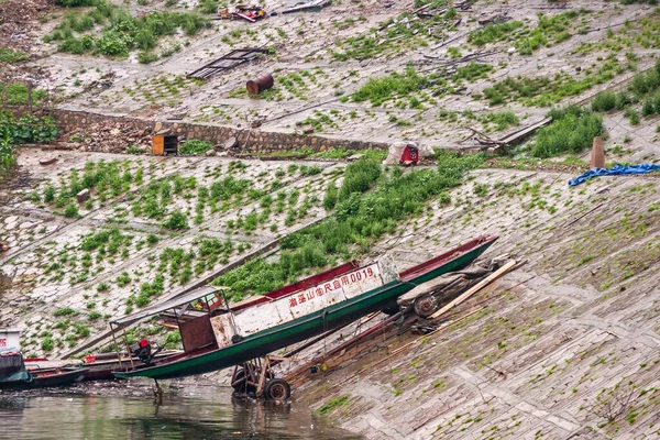 Baidicheng Κίνα Μαΐου 2010 Φαράγγι Κουτάνγκ Στον Ποταμό Γιανγκτσέ Closeup — Φωτογραφία Αρχείου