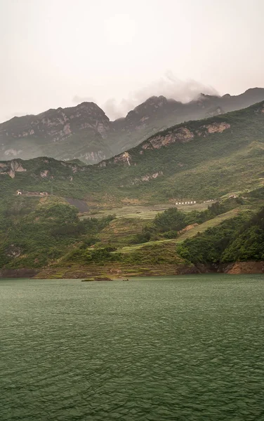 Zigui China Mei 2010 Xiling Kloof Aan Yangtze Rivier Terras — Stockfoto