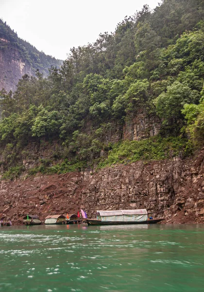 Wushan Chongqing China Mayo 2010 Mini Three Gorges Sampanes Turísticos — Foto de Stock