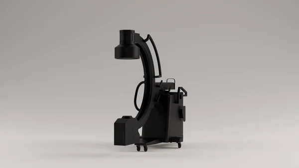 Fekete Kórház Arm Ray Scanner Illusztráció Render — Stock Fotó