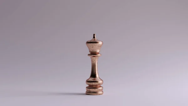 Χάλκινο Σκάκι Κομμάτι Απεικόνιση Απόδοση — Φωτογραφία Αρχείου