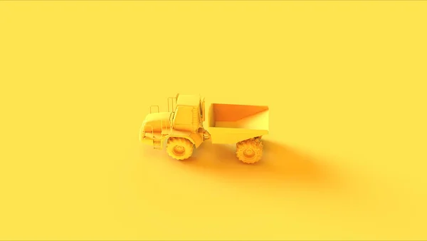 Amarelo Industrial Dumper Truck — Fotografia de Stock