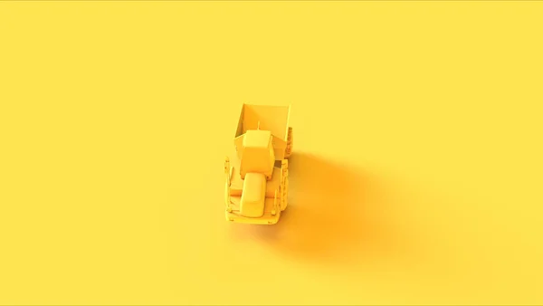 Yellow Industrial Dumper Truck — Stok fotoğraf