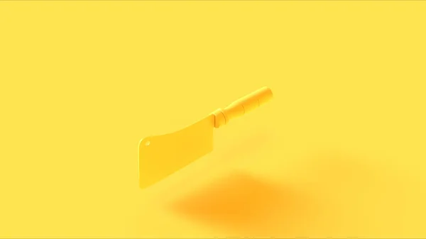 Cuchillo Amarillo Ilustración Representación — Foto de Stock