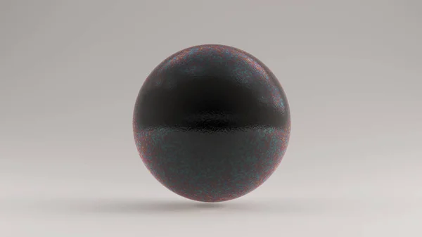 ブラックオイルスフィア3Dイラスト 3Dレンダリング — ストック写真