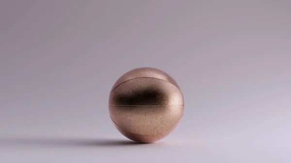 Bronze Korbball Abbildung Rendering — Stockfoto