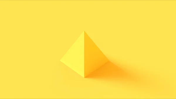 Sarı Piramit Illüstrasyon Canlandırması — Stok fotoğraf