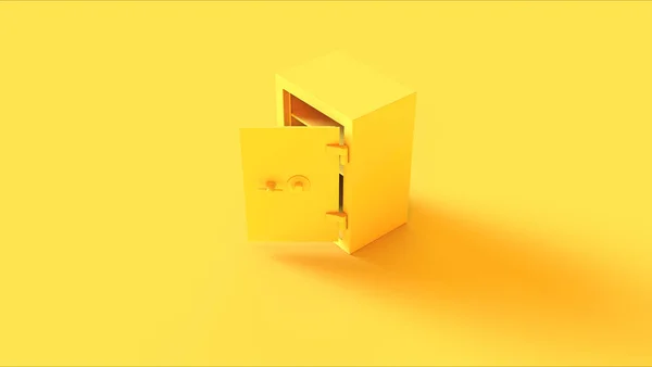 Жовтий Традиційний Безпечний Ілюстрація Рендерингу — стокове фото