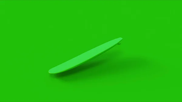 Green Surfboard Illustration Rendering — 스톡 사진