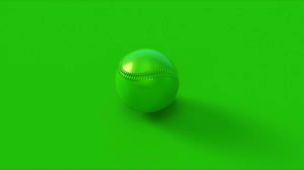 Green Baseball Ілюстрація Рендеринга — стокове фото
