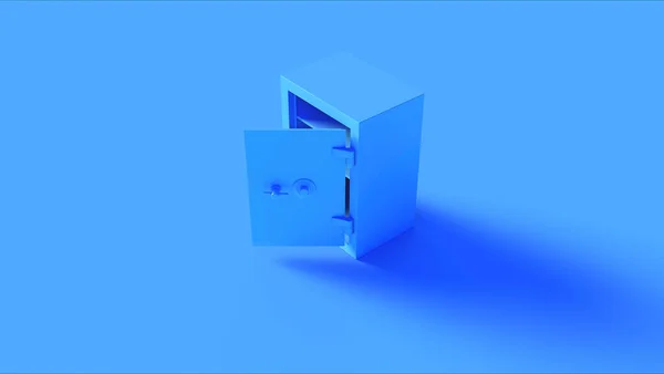 青伝統的な安全な3Dイラスト 3Dレンダリング — ストック写真
